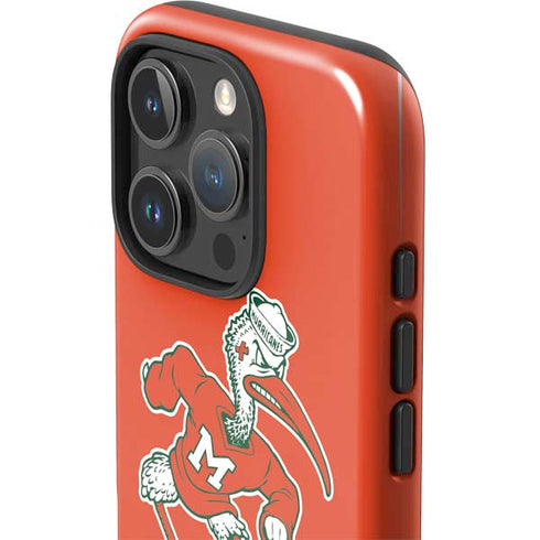 University of Miami Sebastian Mascot iPhone 16 Pro Impact Case